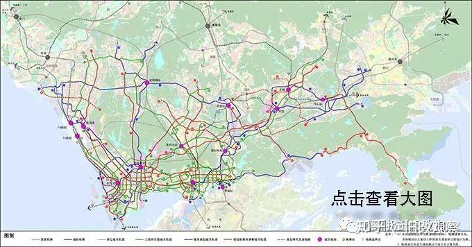 深圳未来城市交通展望，最新地铁规划图揭秘